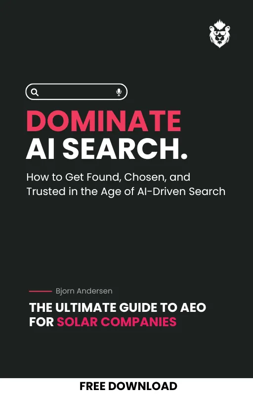 aeo marketing guide for solar companies