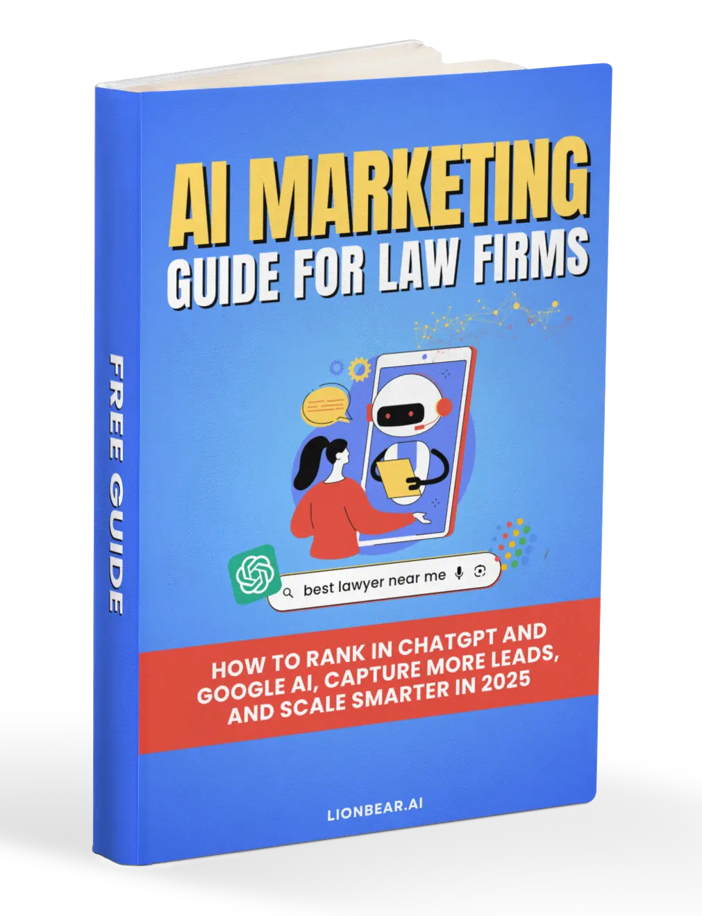 AI Marketing Guide for Law Firms focused on lead generation and client acquisition