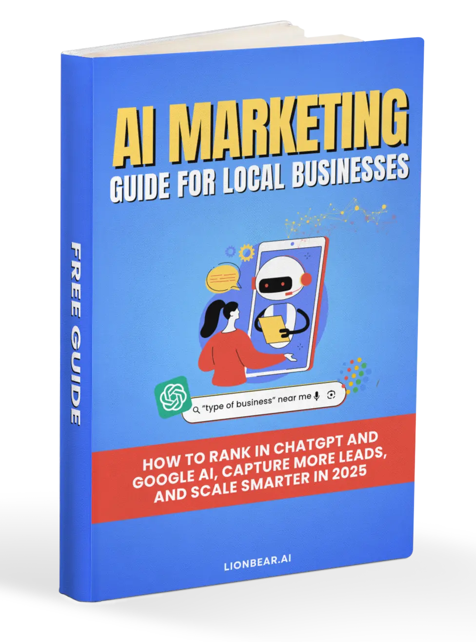 AI Marketing Guide for local businesses using SEO, automation, and AI search strategies to generate leads