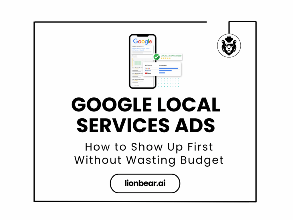 Google Local Services Ads showing a list of verified service providers at the top of search results